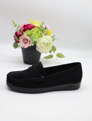 Mokasyny damskie na płaskim (36-41) 3288 BLACK
