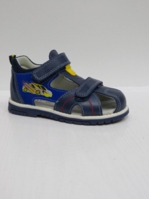 Sandały chłopięce (21-26) AB250 BLUE/YELLOW