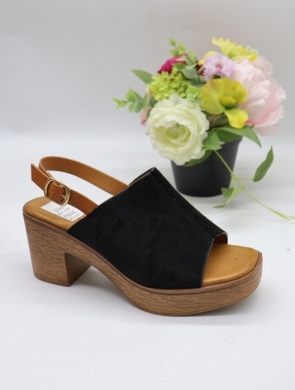 Sandały damskie na obcasie (36-41) D319 BLACK