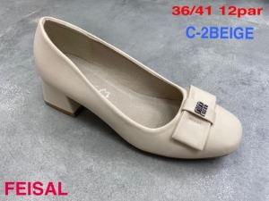 Czółenki damskie na obcasie (36-41) C-2