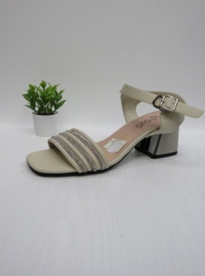 Sandały damskie na obcasie (36-41) X085-11 BEIGE