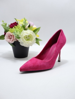 Czółenki damskie na szpilce  (36-41) XYH23907-4 FUXIA