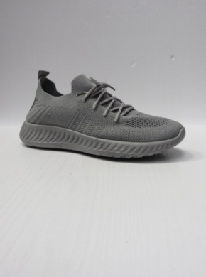 Buty sportowe damskie na płaskim (37-42) N1526 GREY