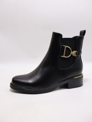 Botki damskie na obcasie (36-41) CHC319 BLACK