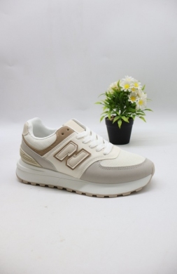 Buty sportowe damskie na płaskim (36-41) D251-8 BEIGE