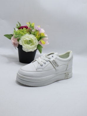 Buty sportowe damskie na płaskim (36-41) 36800-8 WHITE