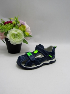 Sandały chłopięce (32-37) AB259 BLUE/GREEN