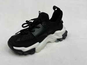 Sneakersy damskie niskie (36-41) YB-201 BLACK