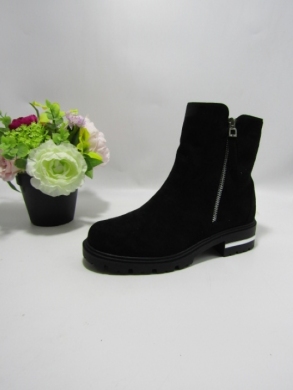 Botki damskie na płaskim (36-41) BL73 BLACK