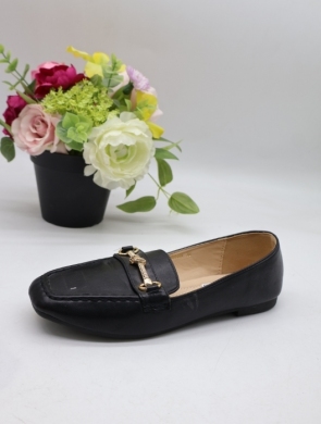 Mokasyny damskie na płaskim (36-41) LS5389 BLACK
