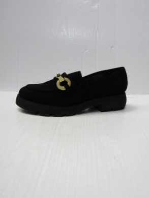 Mokasyny damskie na płaskim (36-41) 8716 BLACK