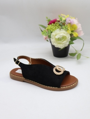 Sandały damskie na płaskim (36-41) 8228 BLACK