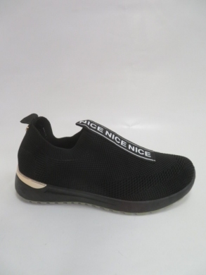 Buty sportowe damskie na płaskim (36-41) 206 BLACK A