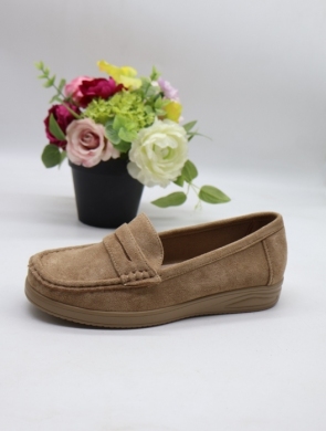 Mokasyny damskie na płaskim (36-41) 3288 KHAKI