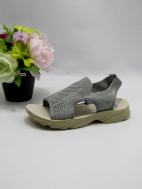 Sandały damskie na płaskim (39-43) DX8127 GREY