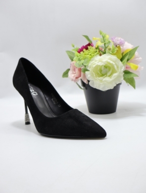 Czółenki damskie na szpilce (36-41) XYH23907-1 BLACK