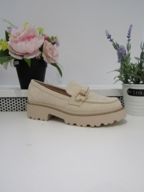 Mokasyny damskie na płaskim (36-41) 3217 BEIGE
