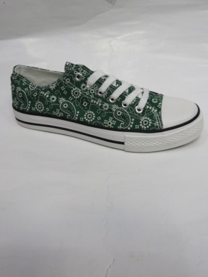 Trampki damskie na płaskim (36-41) BL361 GREEN