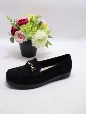 Mokasyny damskie na płaskim (36-41) 5439 BLACK