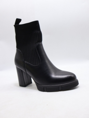 Botki damskie na obcasie (36-41) SM560 BLACK