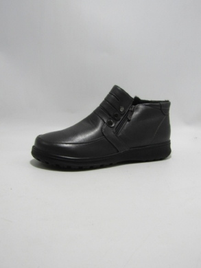 Botki damskie ocieplane na płaskim (36-42) 37601-2 GREY