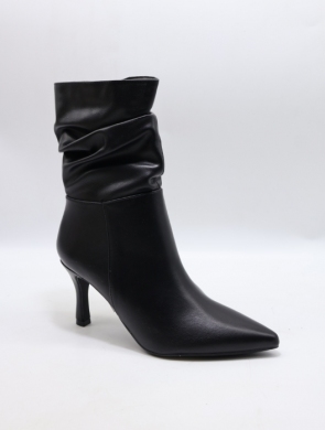 Botki damskie na szpilce (36-41) 8746-1 BLACK