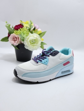 Buty sportowe damskie na płaskim (36-41) D800-BL WH/LBLUE