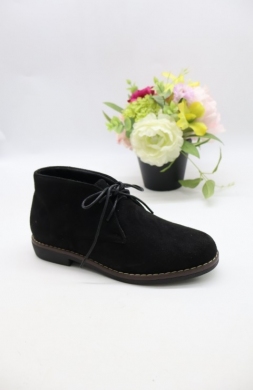 Botki damskie na płaskim (36-41) 1002-1 BLACK