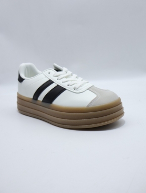 Buty sportowe damskie na płaskim (36-41) ZY-616 BL/WHITE