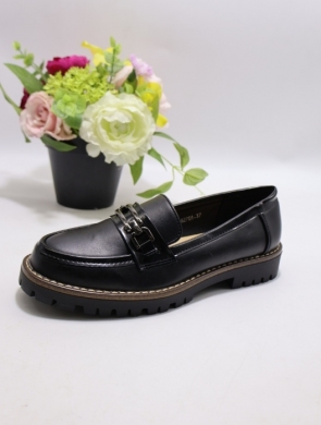 Mokasyny damskie na płaskim (36-41) 62701 BLACK