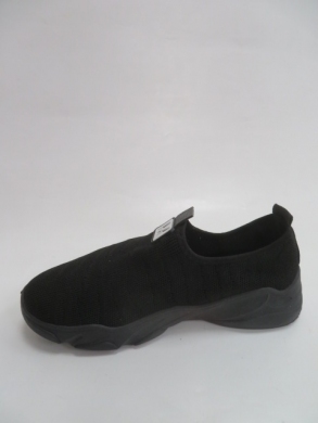 Buty sportowe damskie na płaskim (36-41) JR802 BLACK