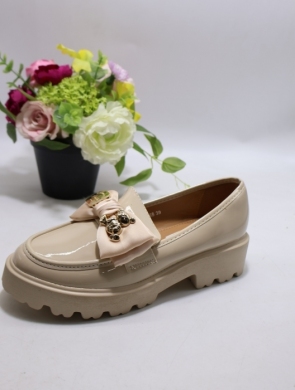 Mokasyny damskie na płaskim (36-41) YDF-28 BEIGE