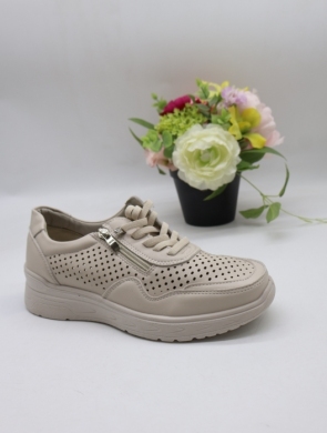 Buty sportowe damskie na płaskim (36-41) BK-618 BEIGE