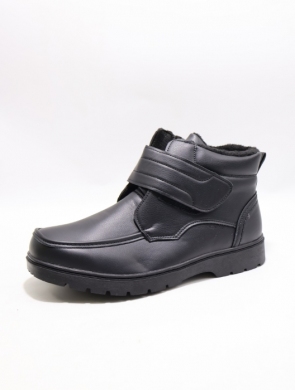 Botki męskie ocieplane (40-46) 2595-1 BLACK