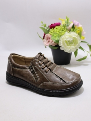 Półbuty damskie na płaskim (36-42) 22T108-13 KHAKI