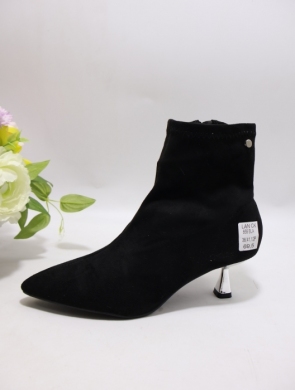Botki damskie na szpilce (36-41) 869 BLACK