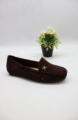 Mokasyny damskie na płaskim (36-41) JS208 BROWN