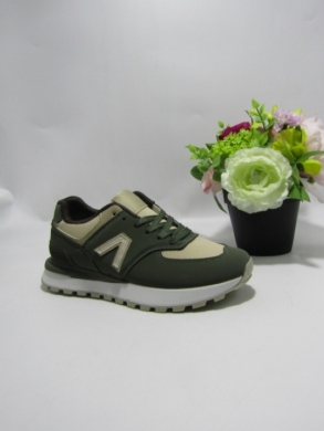 Buty sportowe damskie na płaskim (36-41) 1775 GREEN