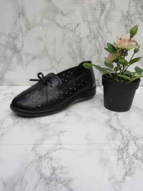Półbuty damskie na płaskim (36-41) X8116 BLACK