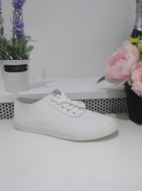 Tenisówki damskie (36-41) 5345 WHITE