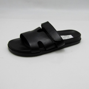 Klapki damskie na płaskim (36-41) R-103 BLACK