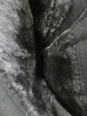 Kozaki damskie ocieplane na koturnie (36-41) XA-010-1 BLACK