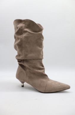 Kozaki damskie na szpilce (36-41) 68360 TAUPE