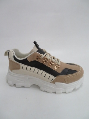 Sneakersy damskie niskie (36-41) AB875 BEIGE