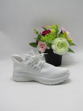 Buty sportowe damskie na płaskim (36-41) HMD67-2 WHITE