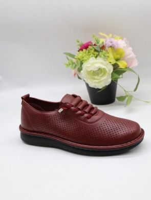 Półbuty damskie na płaskim (36-42) 25159-7 RED