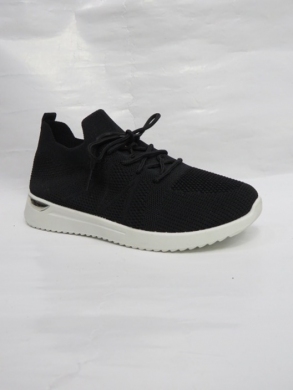 Buty sportowe damskie na płaskim (36-41) 9032 BLACK