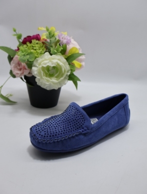 Mokasyny damskie na płaskim (36-41) RQ025 NAVY