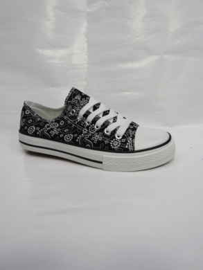Trampki damskie na płaskim (36-41) BL361 BLACK
