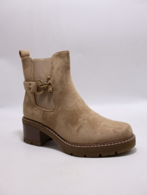 Botki damskie na obcasie (36-41) CHC310 KHAKI
